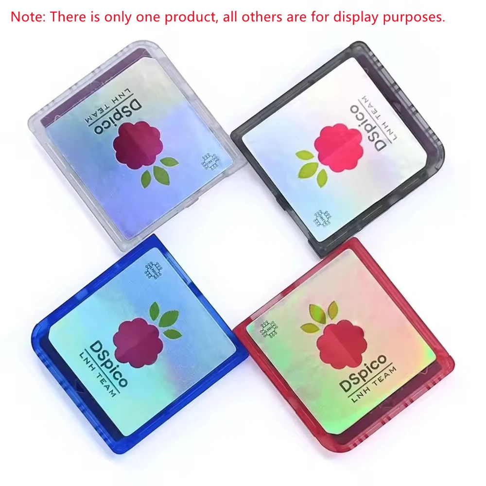 COOL DIER Transparent frosted Colored DSpico Game Reader Compatible With NDS NDSL DSi 3DS Console RP2040 MCU
COOL DIER Transparent frosted Colored DSpico Game Reader Compatible With NDS NDSL DSi 3DS Console RP2040 MCU