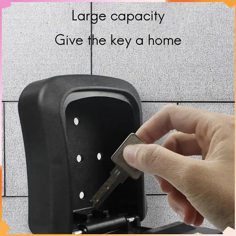 B94A 3X Key Lock Box, Wall-Mounted Zinc Alloy Key Box Weatherproof 4-Digit Combination Key Storage Lock Box
B94A 3X Key Lock Box, Wall-Mounted Zinc Alloy Key Box Weatherproof 4-Digit Combination Key Storage Lock Box