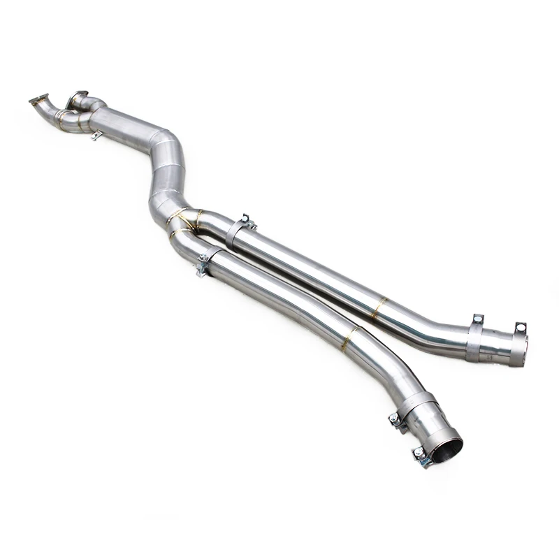 Custom SUS304 Exhaust Midpipes For BMW M3/M4 G80/G82/G83 S58 3.0T 2021-2024 4inch Single Midpipe With Resonator
Custom SUS304 Exhaust Midpipes For BMW M3/M4 G80/G82/G83 S58 3.0T 2021-2024 4inch Single Midpipe With Resonator