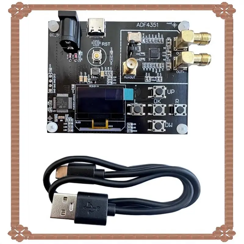 24-Hour Delivery Single Chip Microcomputer Phase-Locked Module ADF4351 RF Signal Generator ADF4351 Onboard Module
24-Hour Delivery Single Chip Microcomputer Phase-Locked Module ADF4351 RF Signal Generator ADF4351 Onboard Module