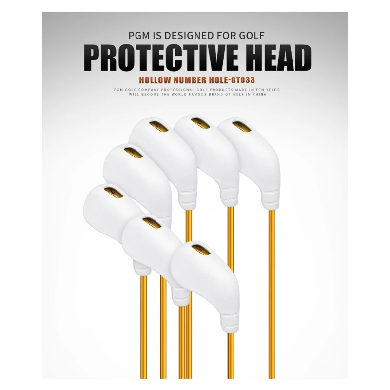 Light weight Golf Club Head Covers Breathable Golf Irons Head Protector Enhanced Grip Texture Easy Installation
Light weight Golf Club Head Covers Breathable Golf Irons Head Protector Enhanced Grip Texture Easy Installation