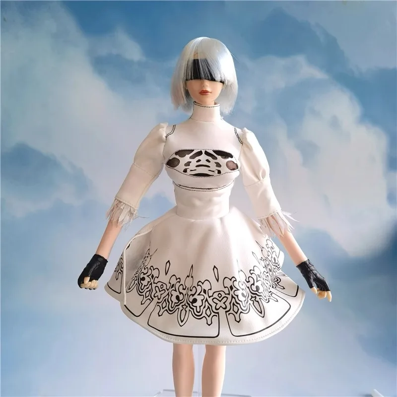 1/6 Scale Mechanical Era 2b White Battle dress PU Leather Wire Design Clothes Model for 12Inch Female Toy Figures Doll
1/6 Scale Mechanical Era 2b White Battle dress PU Leather Wire Design Clothes Model for 12Inch Female Toy Figures Doll