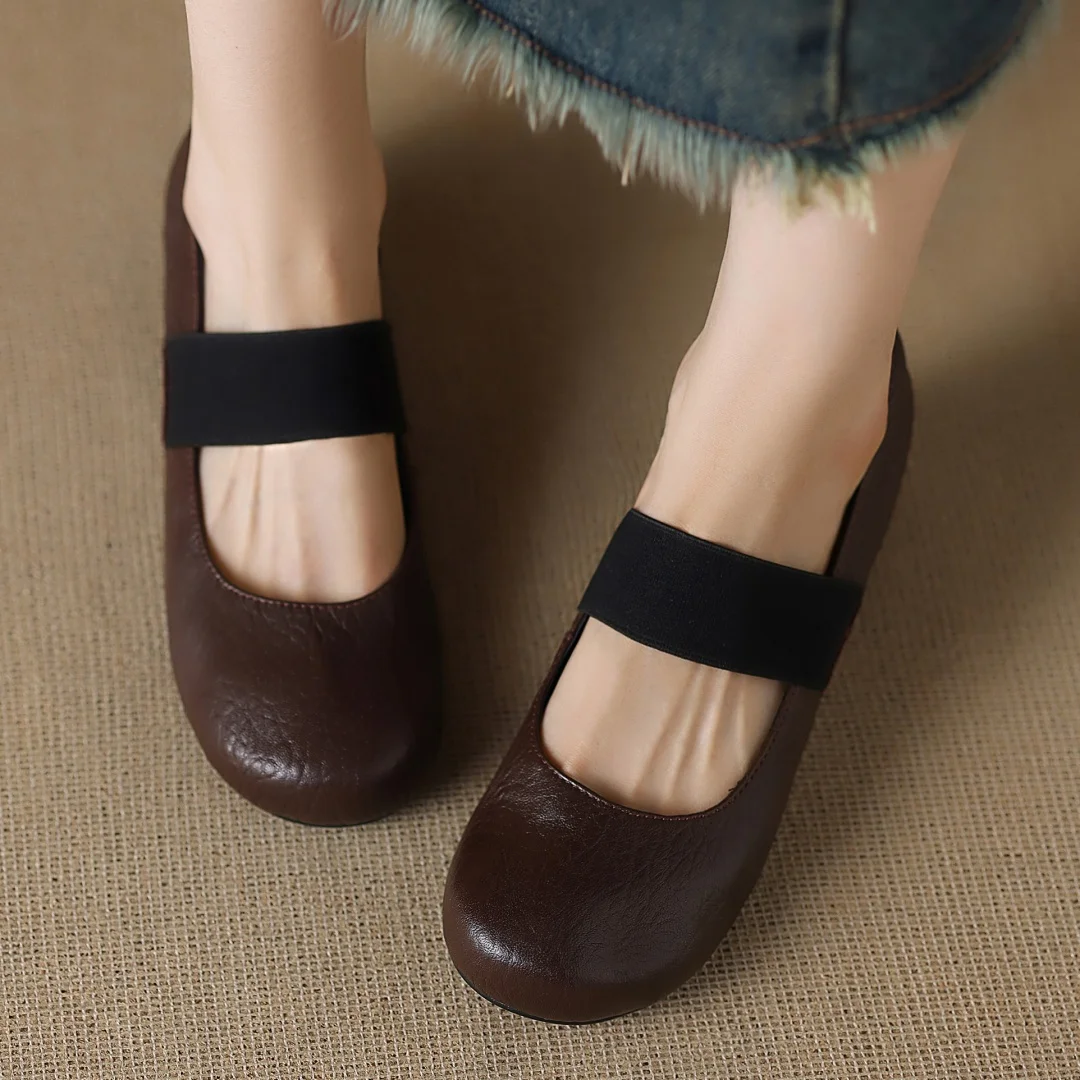 Женские туфли без шнуровки из овчины с круглым носком и эластичной лентой, повседневная женская обувь высокого качества на танкетке и среднем каблуке 4 см, повседневная мягкая удобная обувь
Женские туфли без шнуровки из овчины с круглым носком и эластичной лентой, повседневная женская обувь высокого качества на танкетке и среднем каблуке 4 см, повседневная мягкая удобная обувь