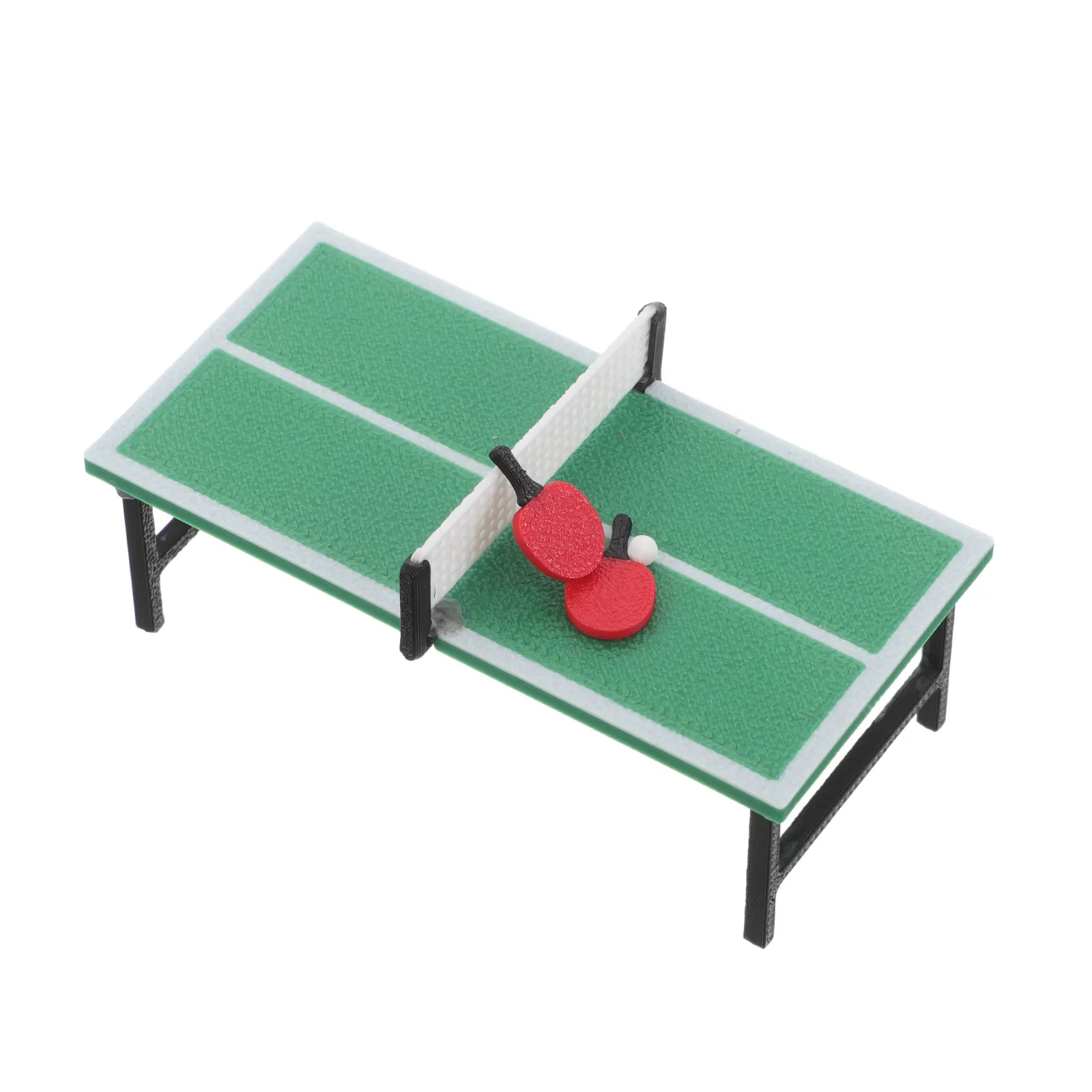 1Set Miniature Table Tennis Set Realistic Dollhouse Tennis Table Rackets Ball DIY Simulation Mini Sports Equipment Decoration
1Set Miniature Table Tennis Set Realistic Dollhouse Tennis Table Rackets Ball DIY Simulation Mini Sports Equipment Decoration