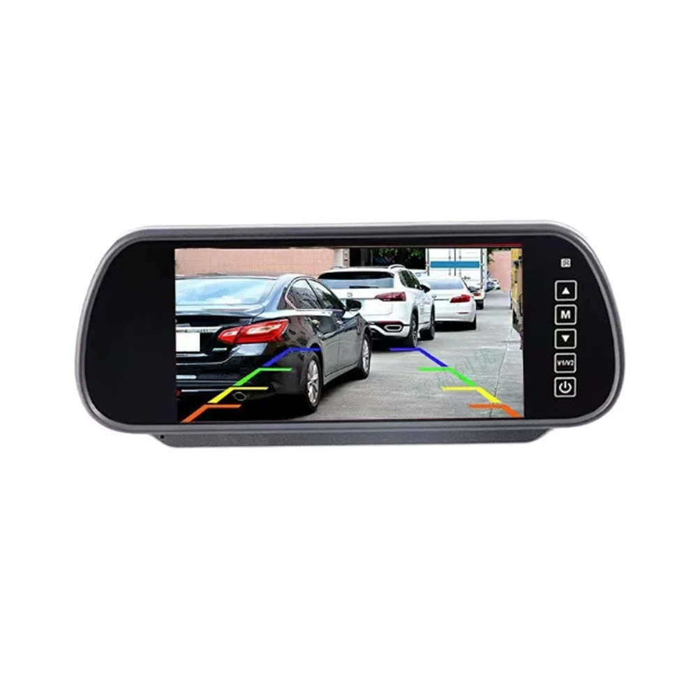 In-car 7-inch rearview mirror AHD display, universal 12v 24v truck HD reversing intelligent video recorder
In-car 7-inch rearview mirror AHD display, universal 12v 24v truck HD reversing intelligent video recorder