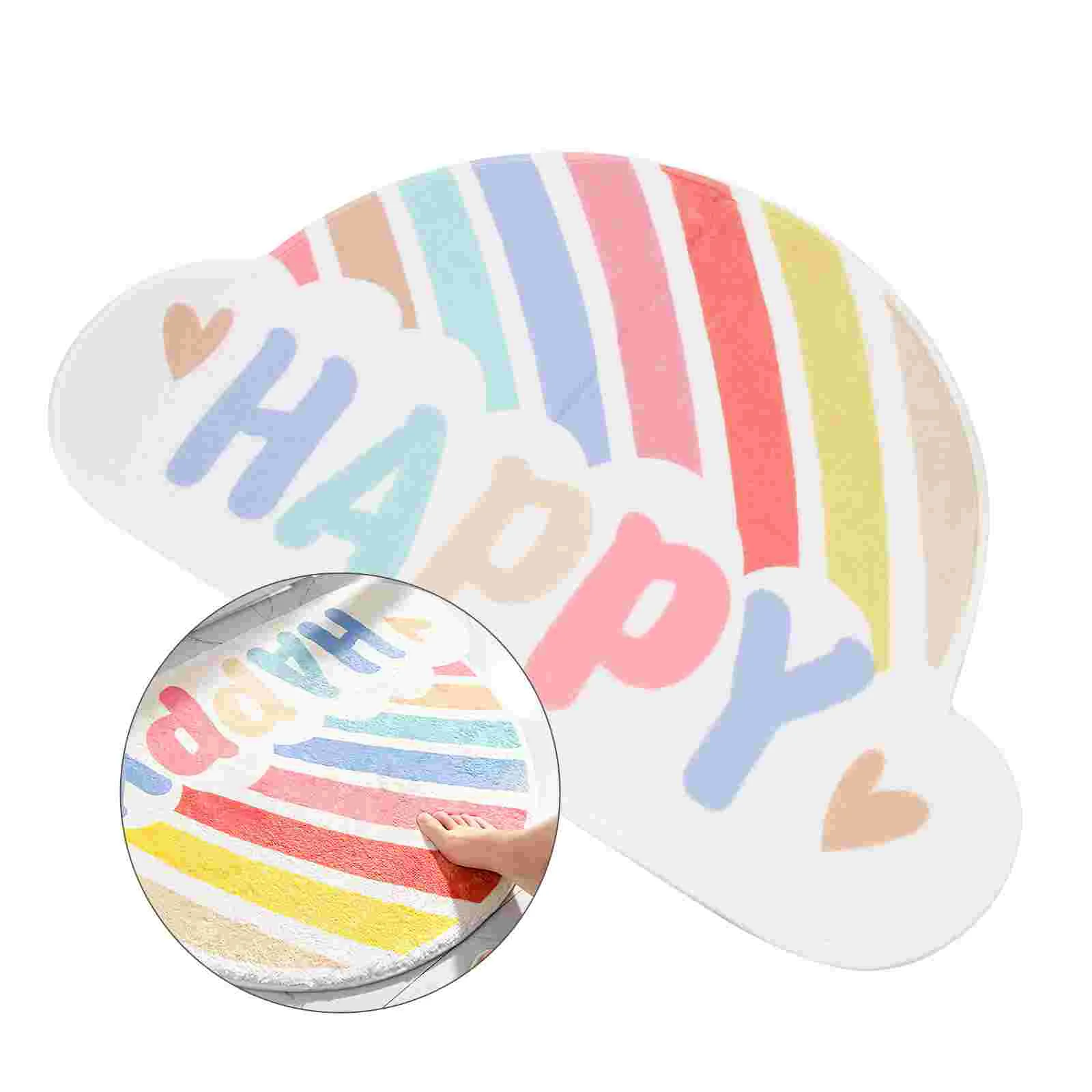 Carpet Toilet Door Rug Washable Area Rugs Bathroom Indoor Mat Anti Skid Thicken Rainbow Doormat Non-Slip
Carpet Toilet Door Rug Washable Area Rugs Bathroom Indoor Mat Anti Skid Thicken Rainbow Doormat Non-Slip