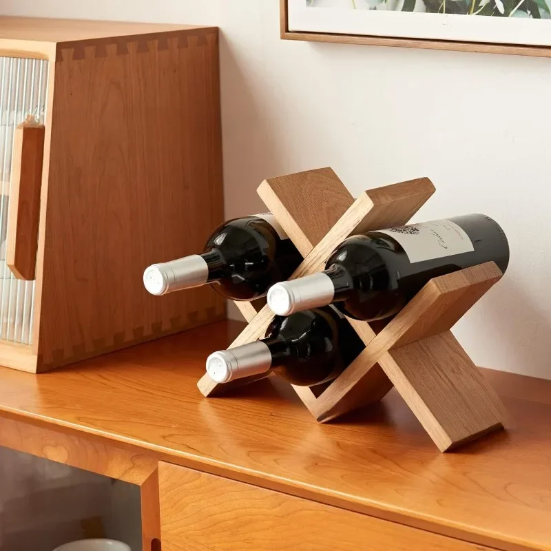 Wooden Simple Wine Rack Display Stackable Luxury Modern Wine Holders Elegant Table Holder Whiskey Bar Shelves Furnitures
Wooden Simple Wine Rack Display Stackable Luxury Modern Wine Holders Elegant Table Holder Whiskey Bar Shelves Furnitures