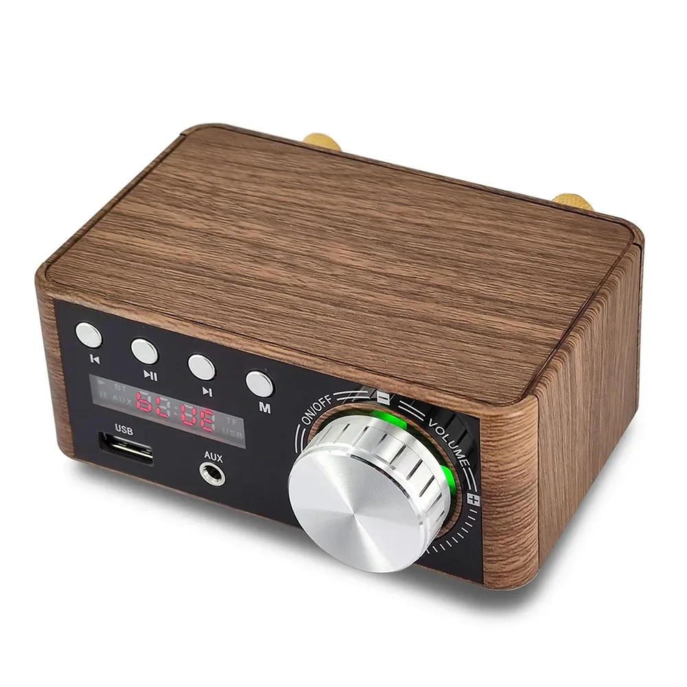 Мини-усилитель звука HiFi Bluetooth 5.0 класса мощности D Цифровой усилитель 50 Вт * 2 домашняя аудиосистема автомобильный морской USB/AUX вход
Мини-усилитель звука HiFi Bluetooth 5.0 класса мощности D Цифровой усилитель 50 Вт * 2 домашняя аудиосистема автомобильный морской USB/AUX вход