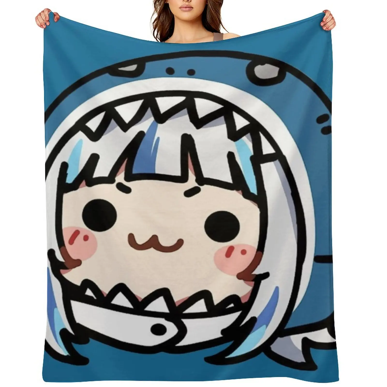 HUGE SHARKIE GAWR GURA Throw Blanket cosplay anime bed plaid Sleeping Bag for babies Blankets
HUGE SHARKIE GAWR GURA Throw Blanket cosplay anime bed plaid Sleeping Bag for babies Blankets