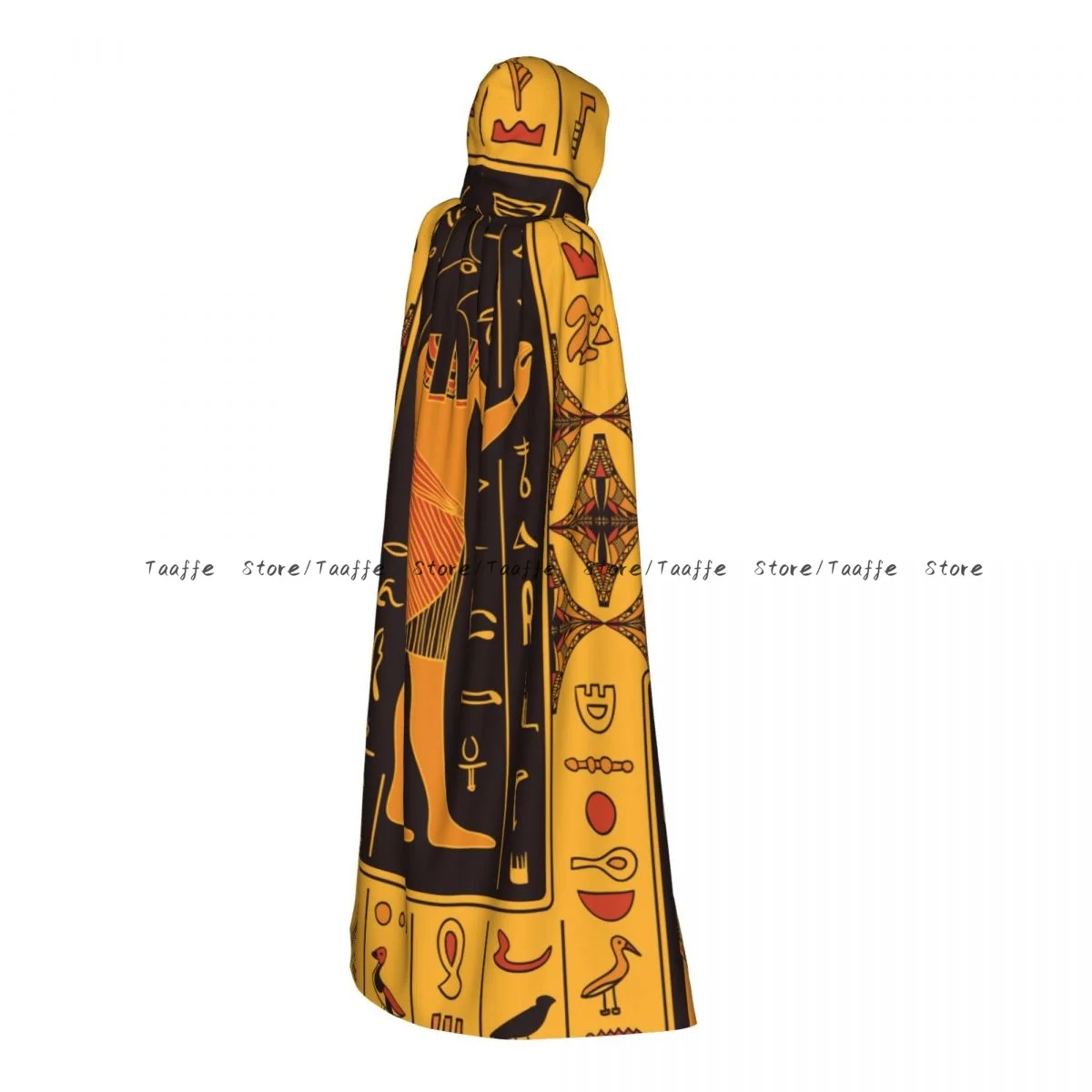 Medieval Cosplay Cloak Hooded Coat Retro Egyptian Gods And Ancient Hieroglyphs Cape Coat Long Trench Costume Wizard Cloak
Medieval Cosplay Cloak Hooded Coat Retro Egyptian Gods And Ancient Hieroglyphs Cape Coat Long Trench Costume Wizard Cloak