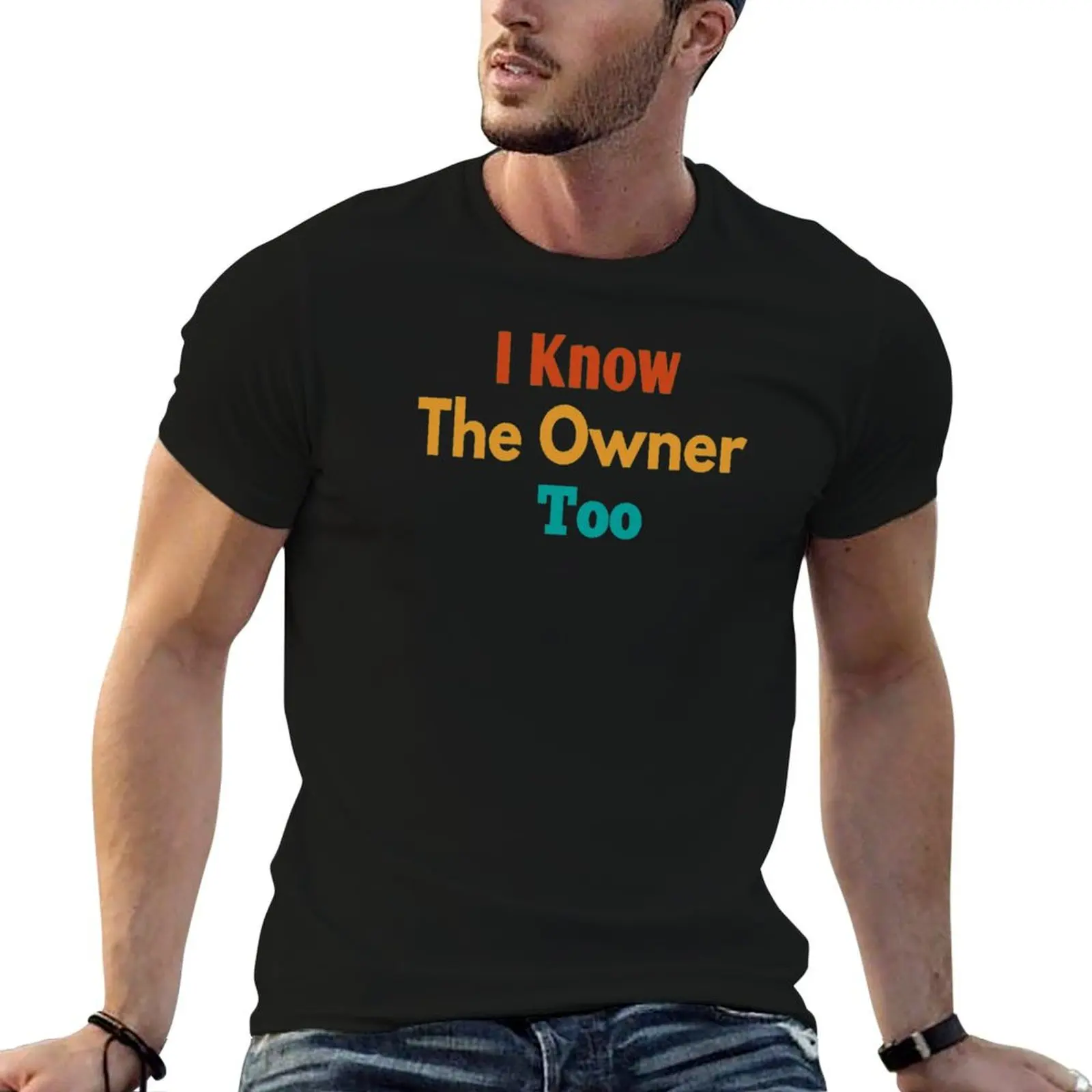 I Know The Owner Too/ Funny Bartender / Bartender Gift / T-Shirt man graphic t shirt t shirt personalised T-Shirt
I Know The Owner Too/ Funny Bartender / Bartender Gift / T-Shirt man graphic t shirt t shirt personalised T-Shirt
