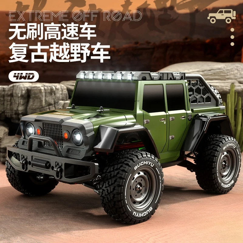 1: 16 Remote Control Off Road Delin Retro Electric Four-Wheel Drive Off-Road Vehicle, High-Speed Rc Vehicle Model Children Toy
1: 16 Remote Control Off Road Delin Retro Electric Four-Wheel Drive Off-Road Vehicle, High-Speed Rc Vehicle Model Children Toy