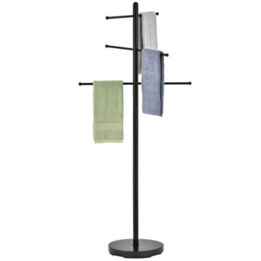 6 Bar Outdoor Towel Rack for Pool, Free Standing Bath Towel Holder Storage, SPA Towel Blanket Stand with Round Weighted Base, M
6 Bar Outdoor Towel Rack for Pool, Free Standing Bath Towel Holder Storage, SPA Towel Blanket Stand with Round Weighted Base, M
