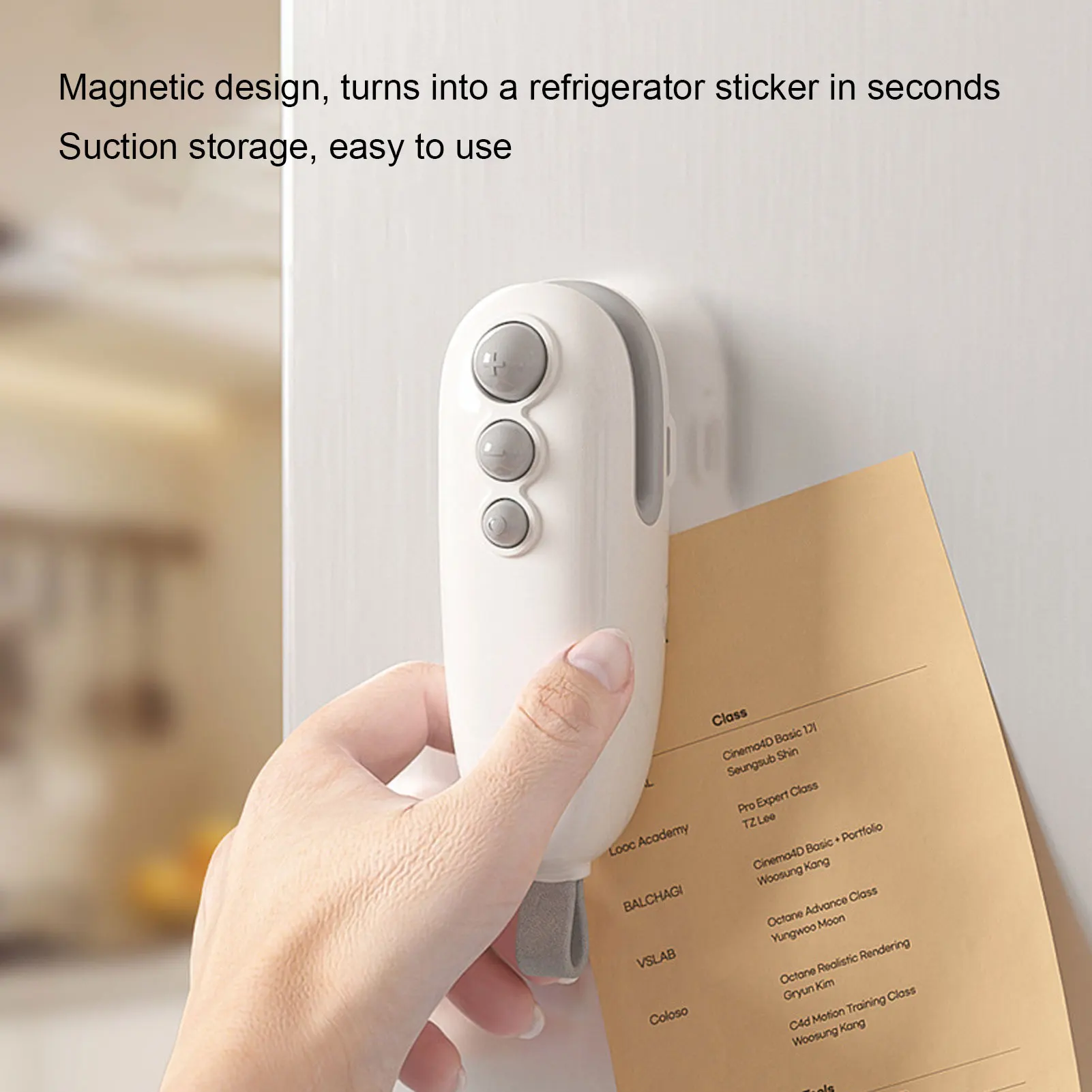 Mini Bag Sealer Rechargeable Portable Handheld Heat Vacuum Sealer and Cutter for Plastic Bags Snack Bags Food Storage White
Mini Bag Sealer Rechargeable Portable Handheld Heat Vacuum Sealer and Cutter for Plastic Bags Snack Bags Food Storage White