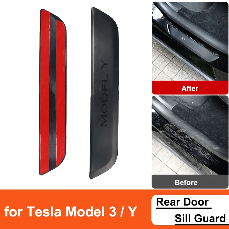 for Tesla Model Y 2023 Door Sill Guard Anti-Scratch Sticker Model 3 Rear Door Sill Decor Protective Cover Model3 Accessories
for Tesla Model Y 2023 Door Sill Guard Anti-Scratch Sticker Model 3 Rear Door Sill Decor Protective Cover Model3 Accessories