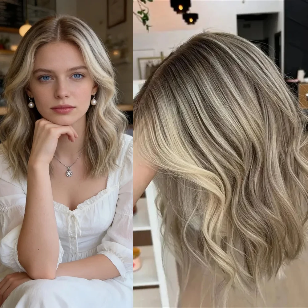 2026 Best Short Haircuts Synthetic HD Lace Front Wig 13x4 Ash Balayage Blonde Highlights Short Wavy Wigs for Women Easy to Wear
2026 Best Short Haircuts Synthetic HD Lace Front Wig 13x4 Ash Balayage Blonde Highlights Short Wavy Wigs for Women Easy to Wear