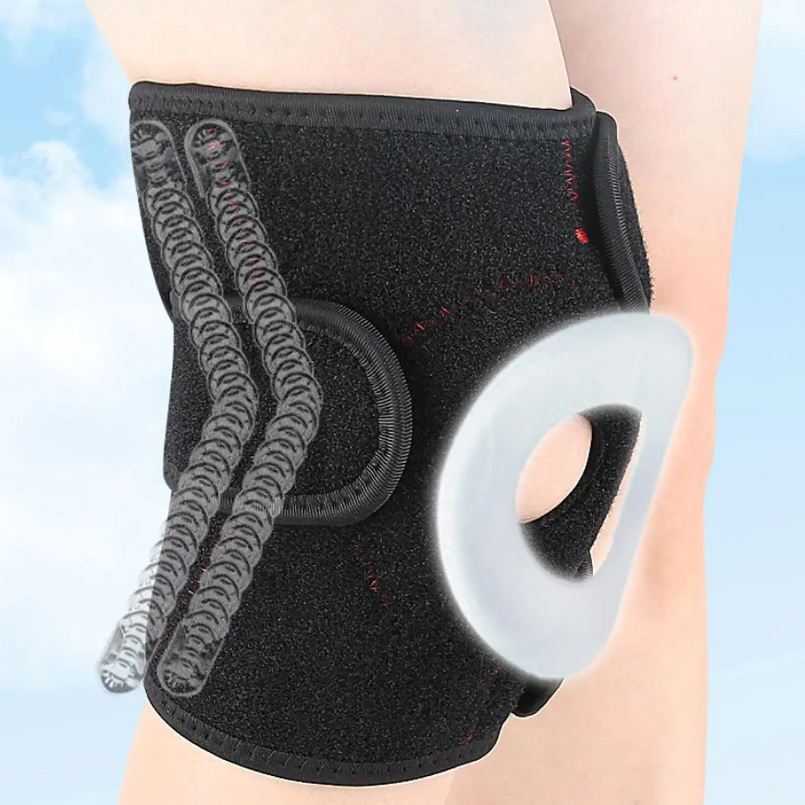 Наколенник, дышащий регулируемый бандаж, наколенник с боковыми стабилизаторами для женщин и мужчин, спортивные упражнения, фитнес на открытом воздухе
Наколенник, дышащий регулируемый бандаж, наколенник с боковыми стабилизаторами для женщин и мужчин, спортивные упражнения, фитнес на открытом воздухе