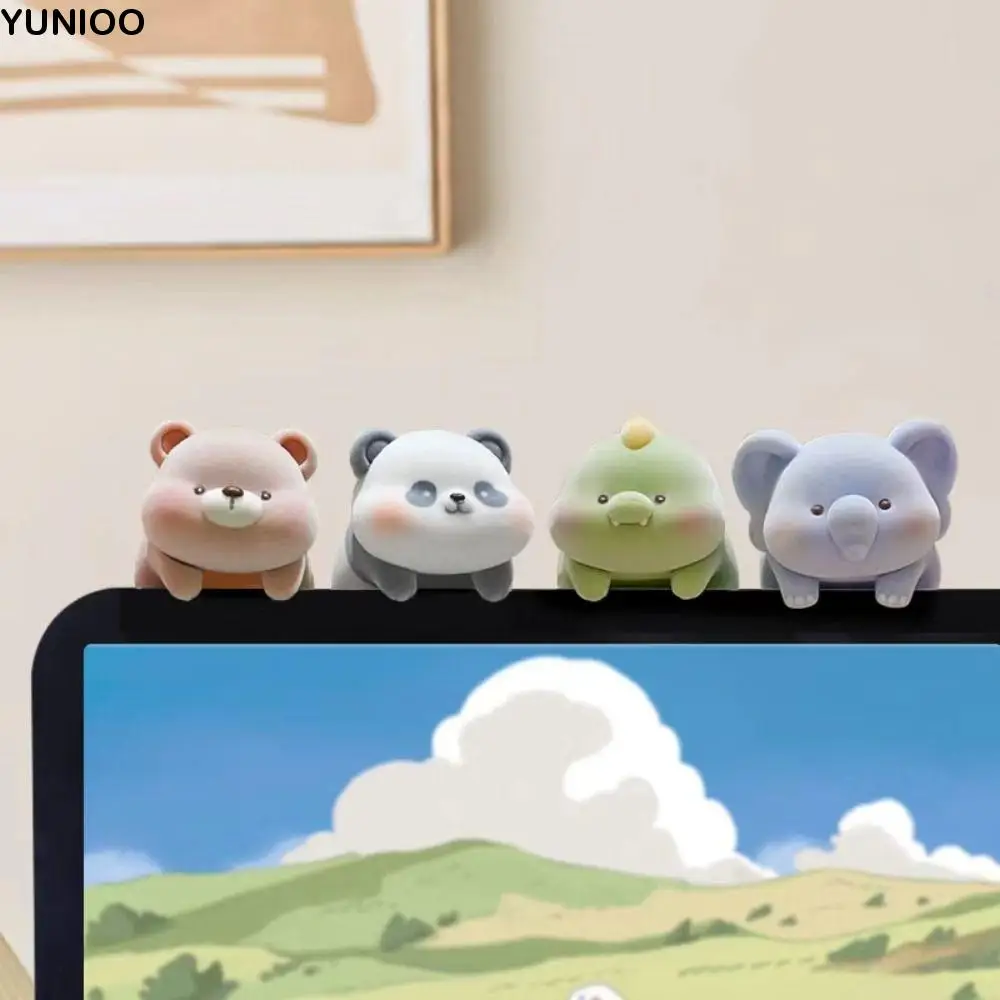 Flocking Computer Monitor Decoration Desk Ornament Panda Dog Screen Animal Model Elephant Computer Display Center Console Doll
Flocking Computer Monitor Decoration Desk Ornament Panda Dog Screen Animal Model Elephant Computer Display Center Console Doll