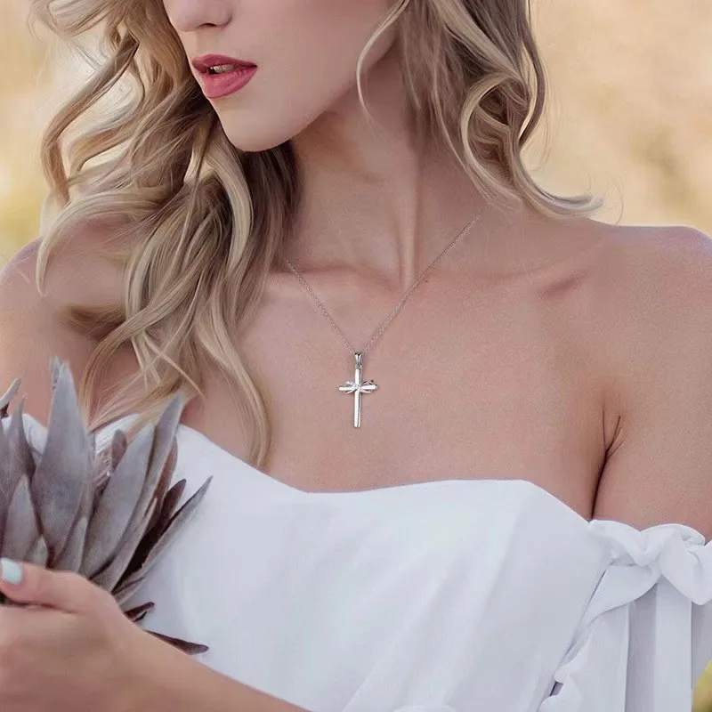 Gold Color Luxury Cross Pendant Necklace Women for Wedding Trendy Neck Accessories Newly Designed Female Jewelry
Gold Color Luxury Cross Pendant Necklace Women for Wedding Trendy Neck Accessories Newly Designed Female Jewelry 