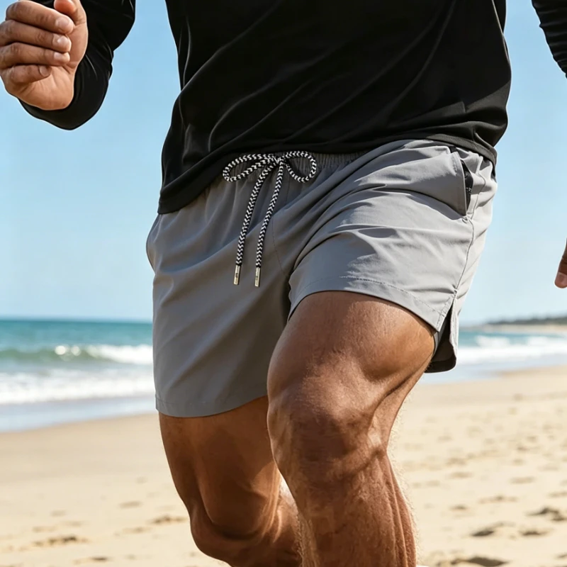 Outdoor Quick Dry Running Shorts Men Three Part Sweat Absorbing Ultra-thin Breathable Comfortable Men's Casual Gym Beach Shorts
Outdoor Quick Dry Running Shorts Men Three Part Sweat Absorbing Ultra-thin Breathable Comfortable Men's Casual Gym Beach Shorts