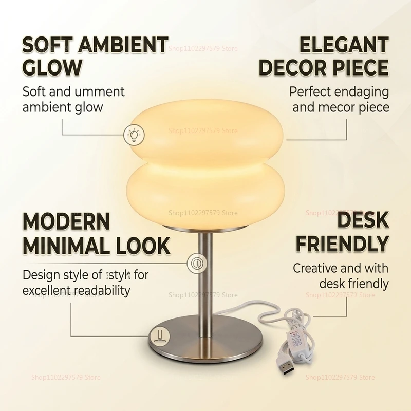 Glass Desk Lamp with 3 Color Dimming Eye Protection Night Light Living Room Bedroom Bedside Decor Kids Room
Glass Desk Lamp with 3 Color Dimming Eye Protection Night Light Living Room Bedroom Bedside Decor Kids Room
