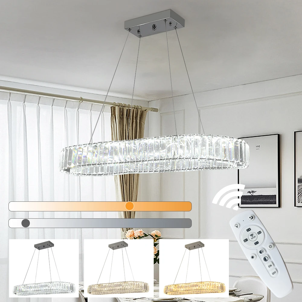 Led Oval Pendant Light Modern Kitchen Island Chandelier Hanging Ceiling Lamp Dining Table Living Room Crystal Decor Lutre Fixtur 
Led Oval Pendant Light Modern Kitchen Island Chandelier Hanging Ceiling Lamp Dining Table Living Room Crystal Decor Lutre Fixtur