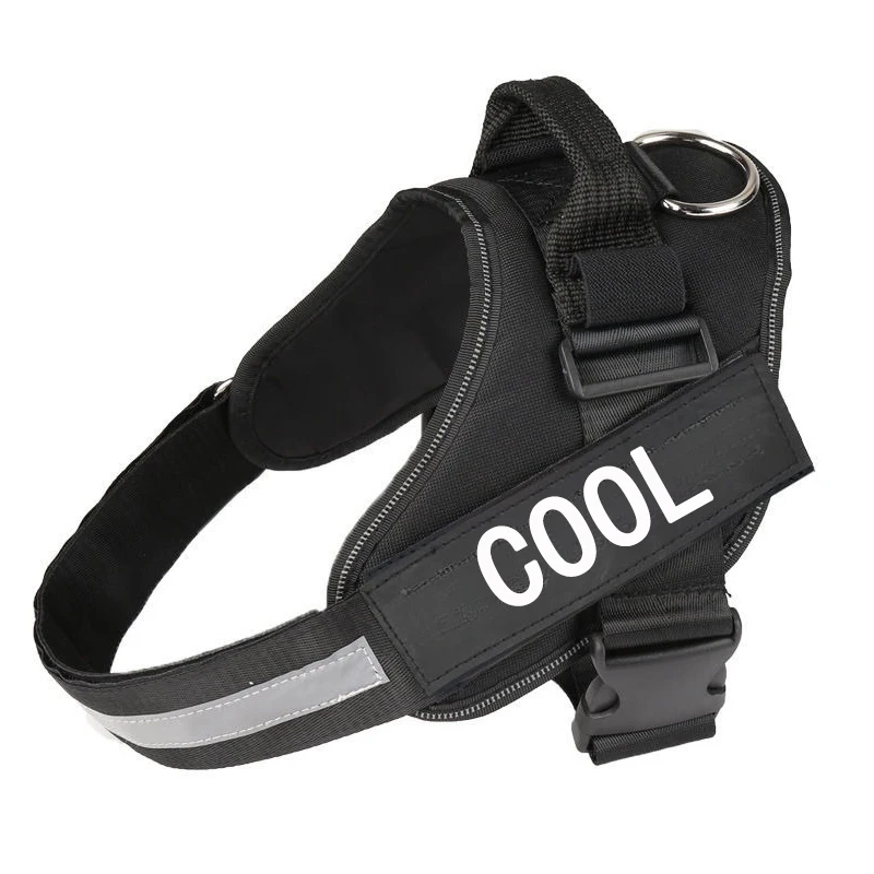 Dog Harness Vest ID Patch Customized Reflective Breathable Adjustable Pet Harness For Dog NO PULL Pet Outdoor Harness
Dog Harness Vest ID Patch Customized Reflective Breathable Adjustable Pet Harness For Dog NO PULL Pet Outdoor Harness