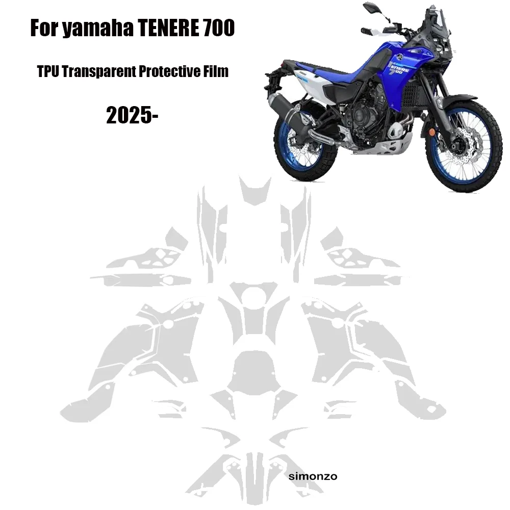 TENERE 700 T700 T7 2025-TPU Transparent Protective Film For yamaha 2025 Tenere 700 Protective Film Motorcycle Invisible PPF
TENERE 700 T700 T7 2025-TPU Transparent Protective Film For yamaha 2025 Tenere 700 Protective Film Motorcycle Invisible PPF