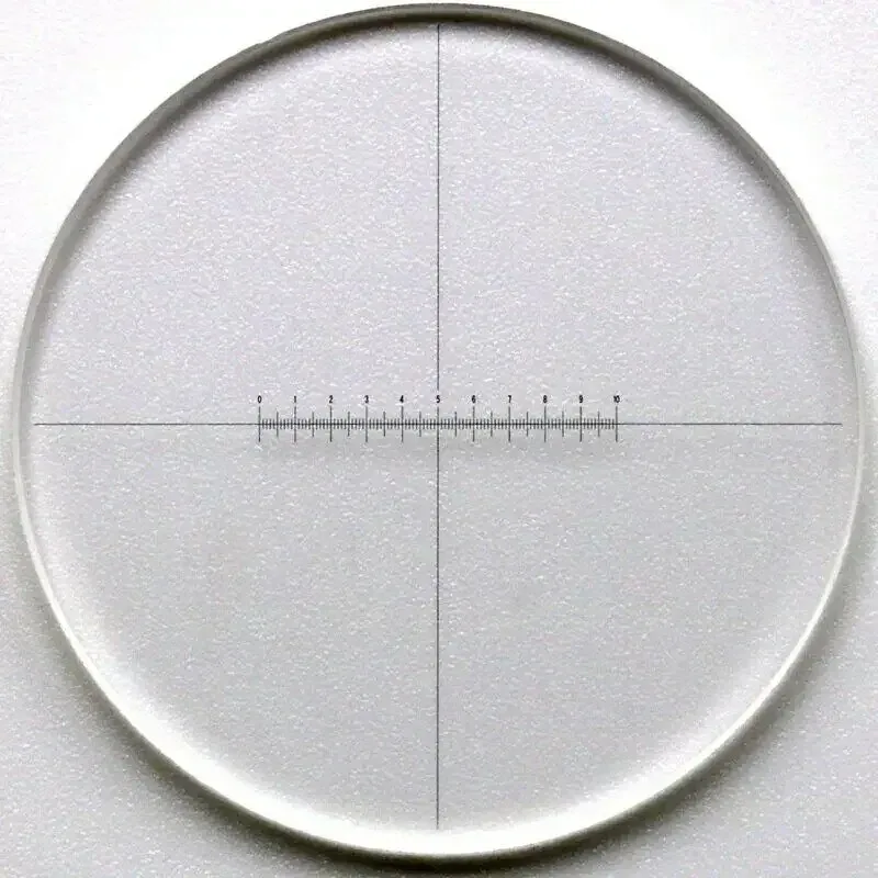17-26mm Microscope Eyepiece Reticle Ruler 0.1mm Division Cross Scale Ocular Micrometer Calibration Slide for Optical Glass
17-26mm Microscope Eyepiece Reticle Ruler 0.1mm Division Cross Scale Ocular Micrometer Calibration Slide for Optical Glass