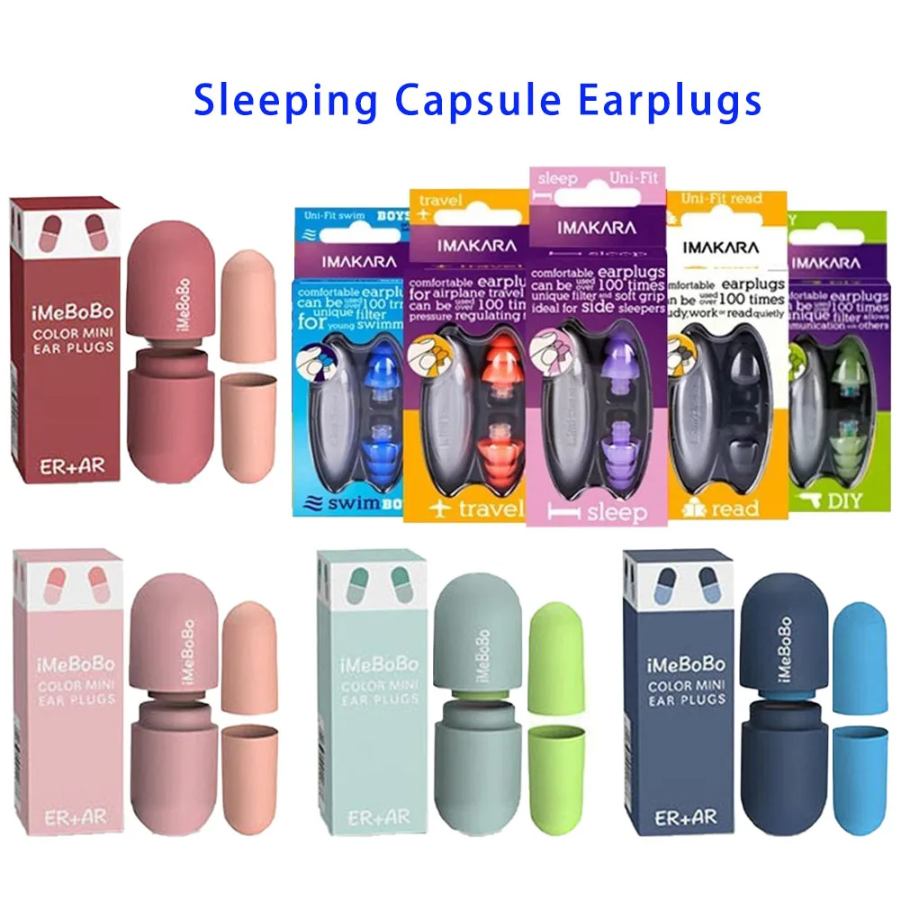 Anti-Noise Sleeping Capsule Earplugs Sponge Earplug Mini Ear Plugs Soundproof Earplugs For Dormitory Study Work Sound Insulation
Anti-Noise Sleeping Capsule Earplugs Sponge Earplug Mini Ear Plugs Soundproof Earplugs For Dormitory Study Work Sound Insulation