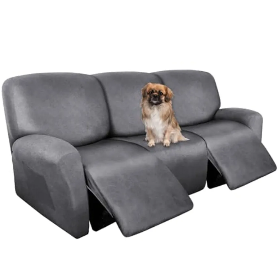 Recliner Couch Cover Leather Look Recliner Sofa Covers for Cushion Reclining Sofa Slipcovers 8-Pieces Furniture Protector Spand
Recliner Couch Cover Leather Look Recliner Sofa Covers for Cushion Reclining Sofa Slipcovers 8-Pieces Furniture Protector Spand