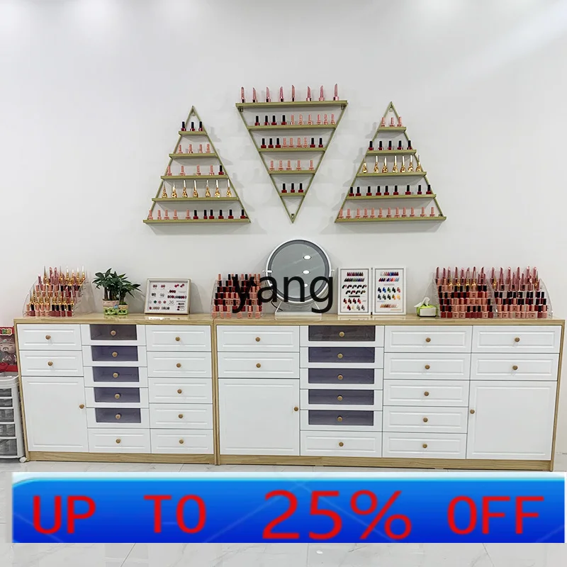 LTT solid wood nail salon cabinet nail polish display cabinet storage cabinet locker drawer type
LTT solid wood nail salon cabinet nail polish display cabinet storage cabinet locker drawer type