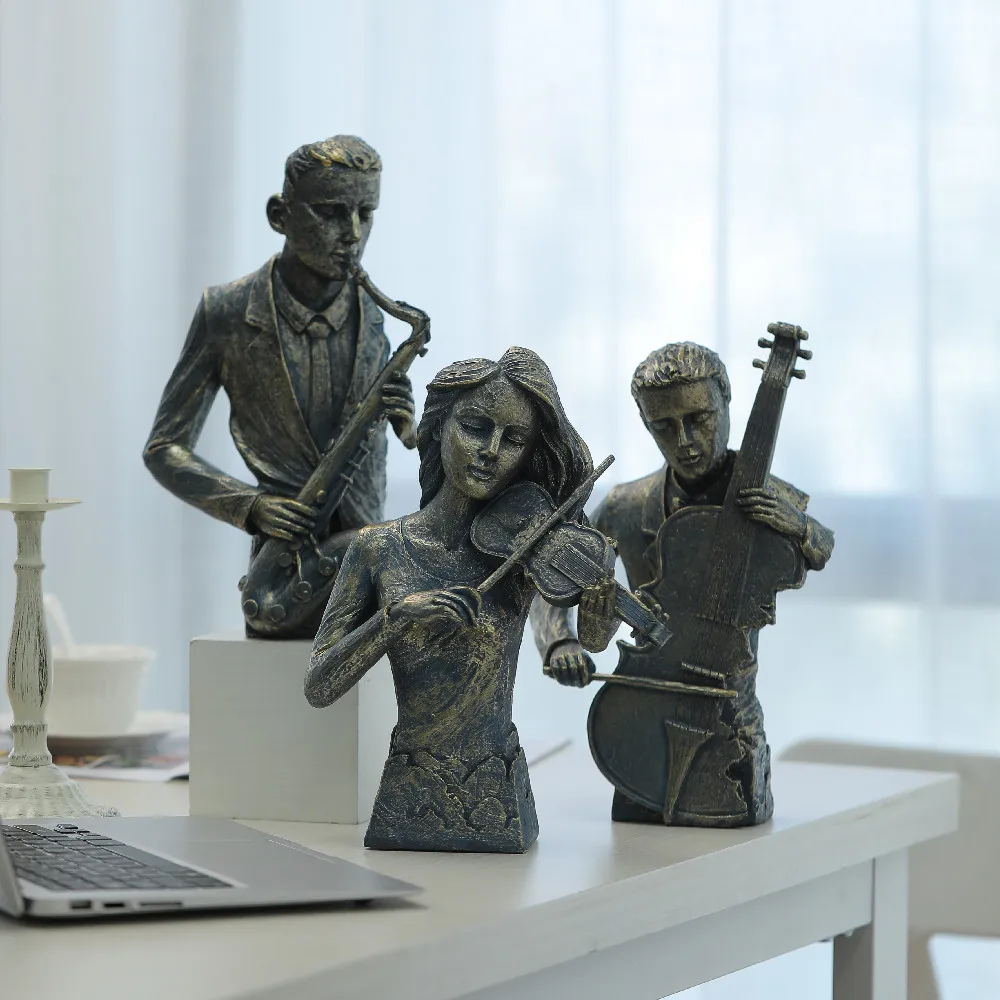 Handmade Jazz Band Figurine - Vintage Resin Art, Perfect for Music Lovers' Shelf
Handmade Jazz Band Figurine - Vintage Resin Art, Perfect for Music Lovers' Shelf