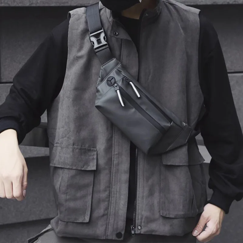 Trendy Men Waterproof Belt Bag Fashion Chest Pack Male Waterproof Waist Bag Outdoor Sports Fanny Pack Men's Travel Shoulder Bags
Trendy Men Waterproof Belt Bag Fashion Chest Pack Male Waterproof Waist Bag Outdoor Sports Fanny Pack Men's Travel Shoulder Bags