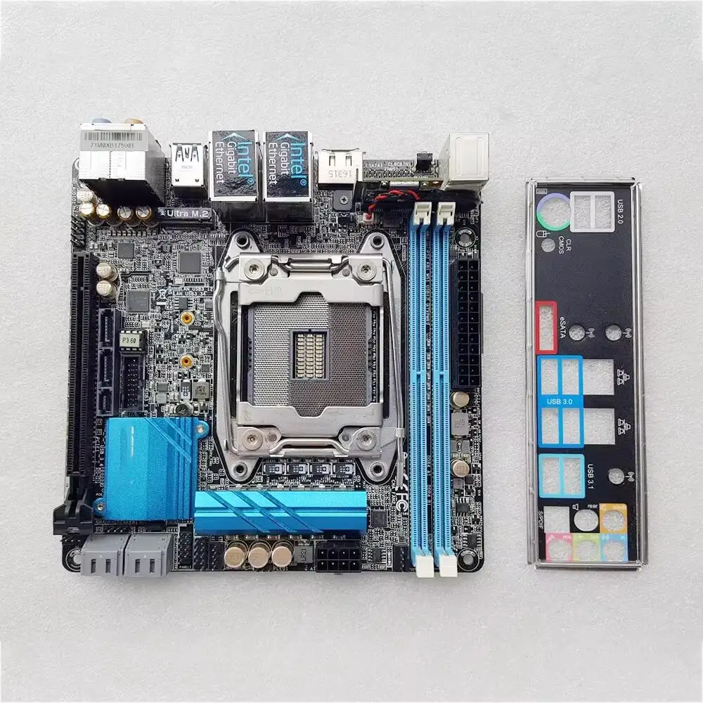 Материнская плата X99E-ITX/ac 2011 V3 с поддержкой процессоров i7 5960, XE5-2699 V4, 2680 V3
Материнская плата X99E-ITX/ac 2011 V3 с поддержкой процессоров i7 5960, XE5-2699 V4, 2680 V3