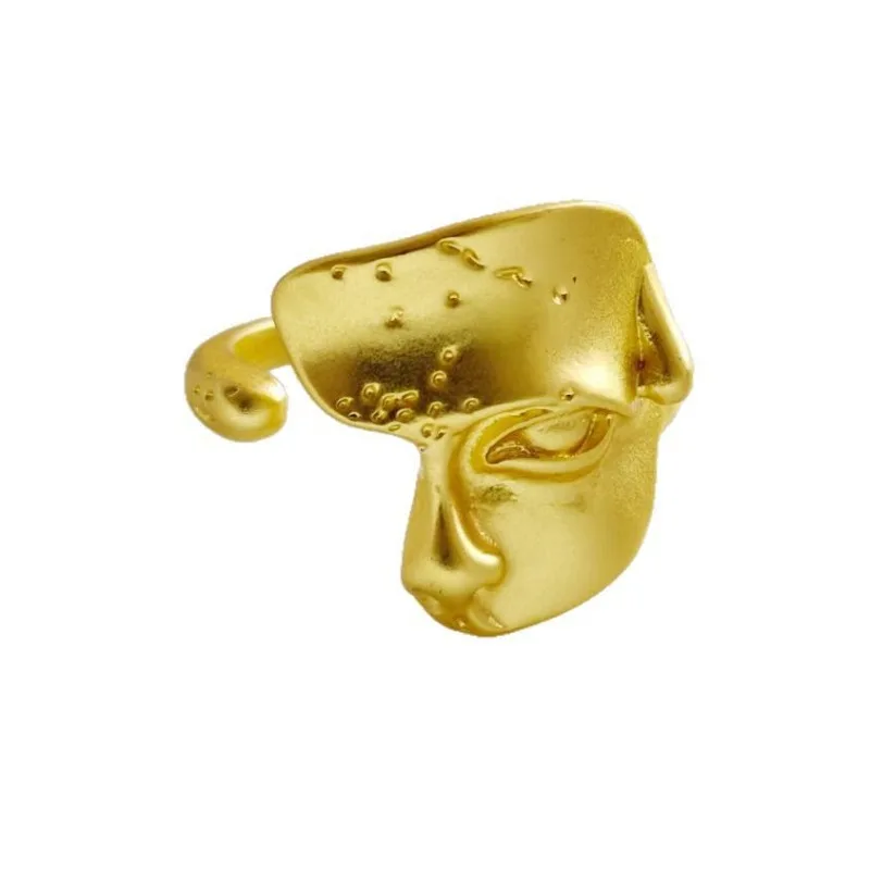 Texture Mask Silver Handmade Open Ring Versatile Personalized Mask Ring Matte Niche Premium Jewelry
Texture Mask Silver Handmade Open Ring Versatile Personalized Mask Ring Matte Niche Premium Jewelry