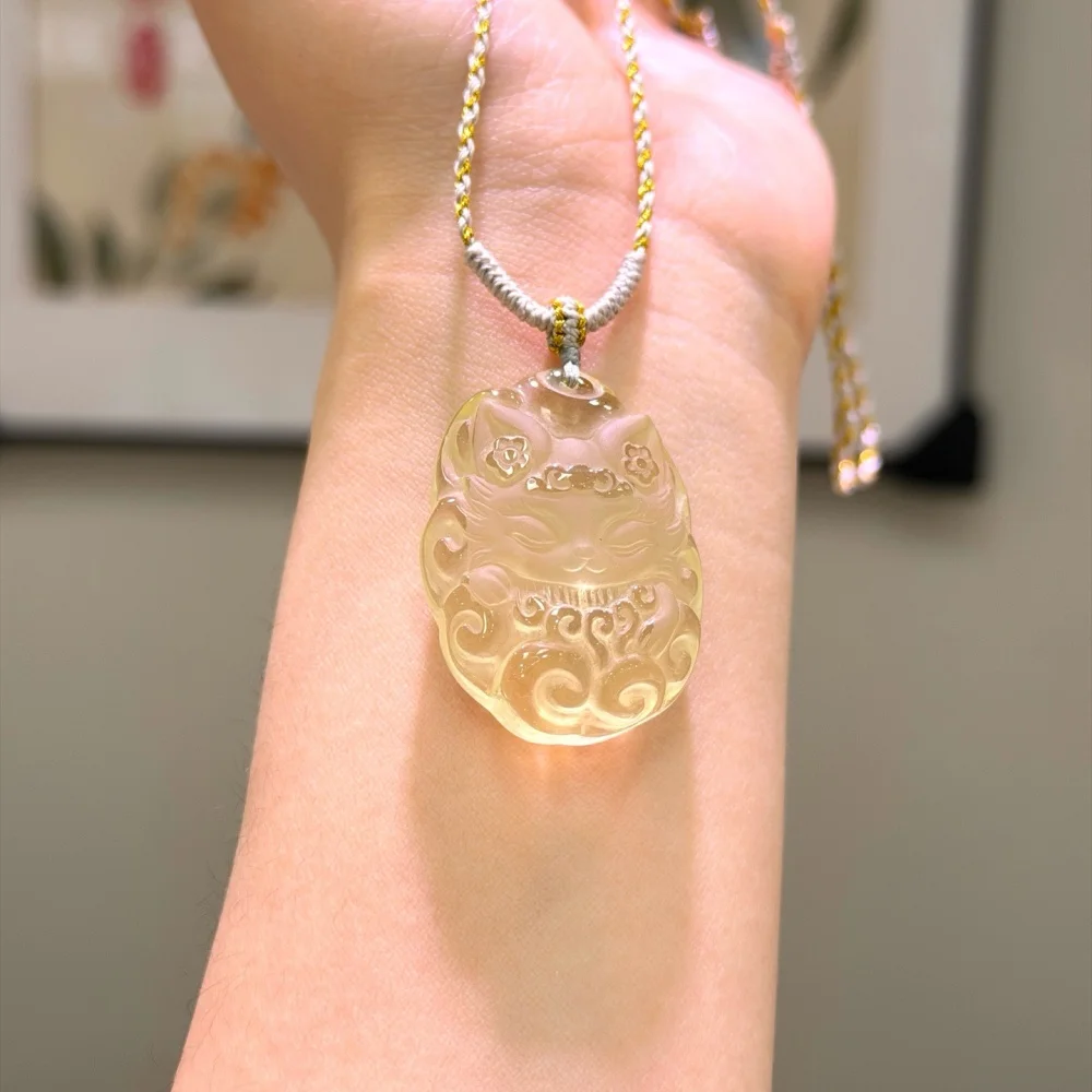 1PCS Natural Citrine Fox Fairy Crystal Quartz Pendant Polished Crystal Reiki Healing Jewelry Gift Rock Decoration
1PCS Natural Citrine Fox Fairy Crystal Quartz Pendant Polished Crystal Reiki Healing Jewelry Gift Rock Decoration