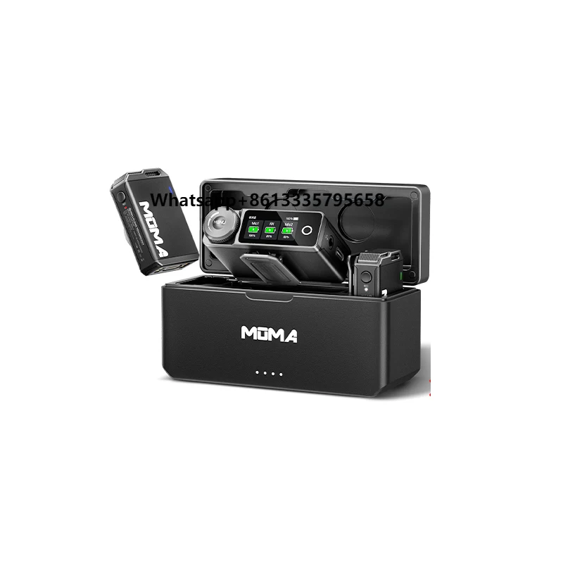 MOMA Lark MAX Wireless Microphone Live Broadcast Neckline Clip Recording Mammoth Recording Mobile Phone Noise Reduction
MOMA Lark MAX Wireless Microphone Live Broadcast Neckline Clip Recording Mammoth Recording Mobile Phone Noise Reduction