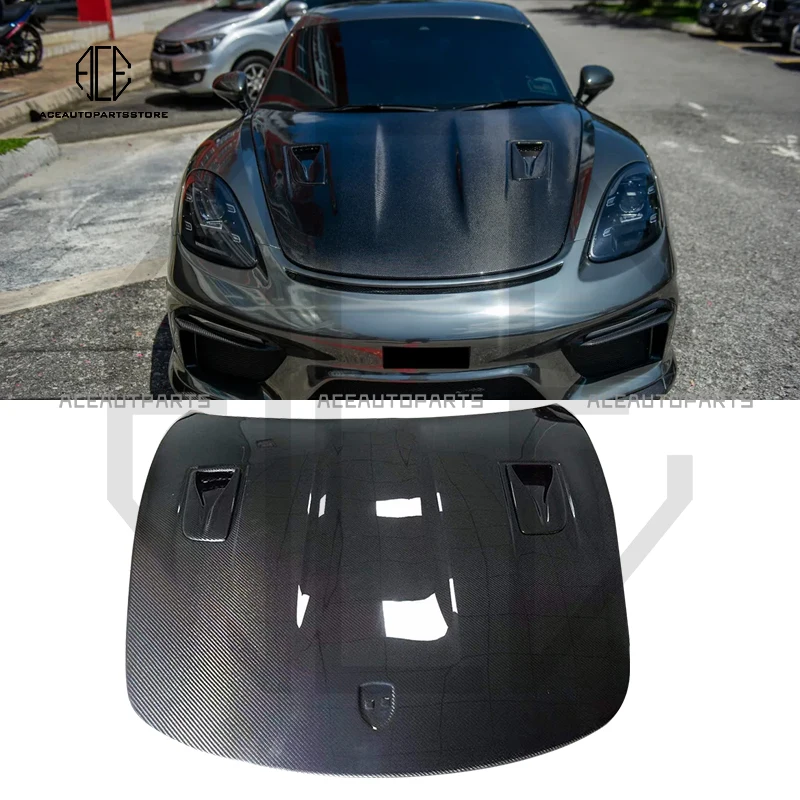 GT4 RS Стиль полностью из углеродного волокна капюшон для Porsche 718 Boxster & Cayman 2016-up
GT4 RS Стиль полностью из углеродного волокна капюшон для Porsche 718 Boxster & Cayman 2016-up