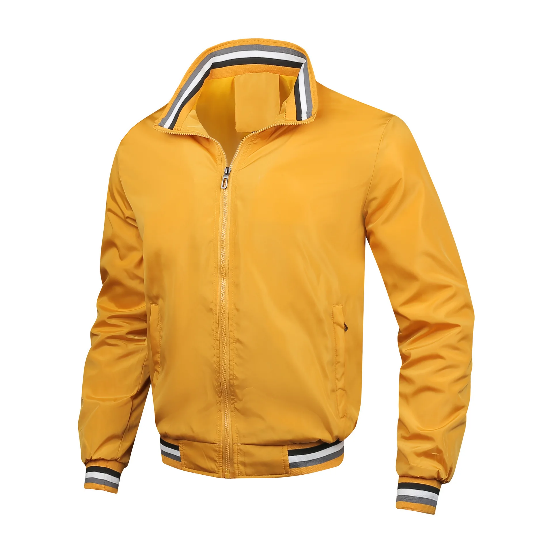 New Spring Autumn Men's Coat Fashion Casual Solid Color Jacket Men's Sport Coat Matching Color Neckline Men's Loose Jacket
New Spring Autumn Men's Coat Fashion Casual Solid Color Jacket Men's Sport Coat Matching Color Neckline Men's Loose Jacket