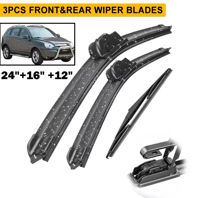 Wiper Front & Rear Wiper Blades Set Kit For Vauxhall Opel Antara 2006 - 2019 Windshield Windscreen Window 24"+16"+12"
Wiper Front & Rear Wiper Blades Set Kit For Vauxhall Opel Antara 2006 - 2019 Windshield Windscreen Window 24"+16"+12"