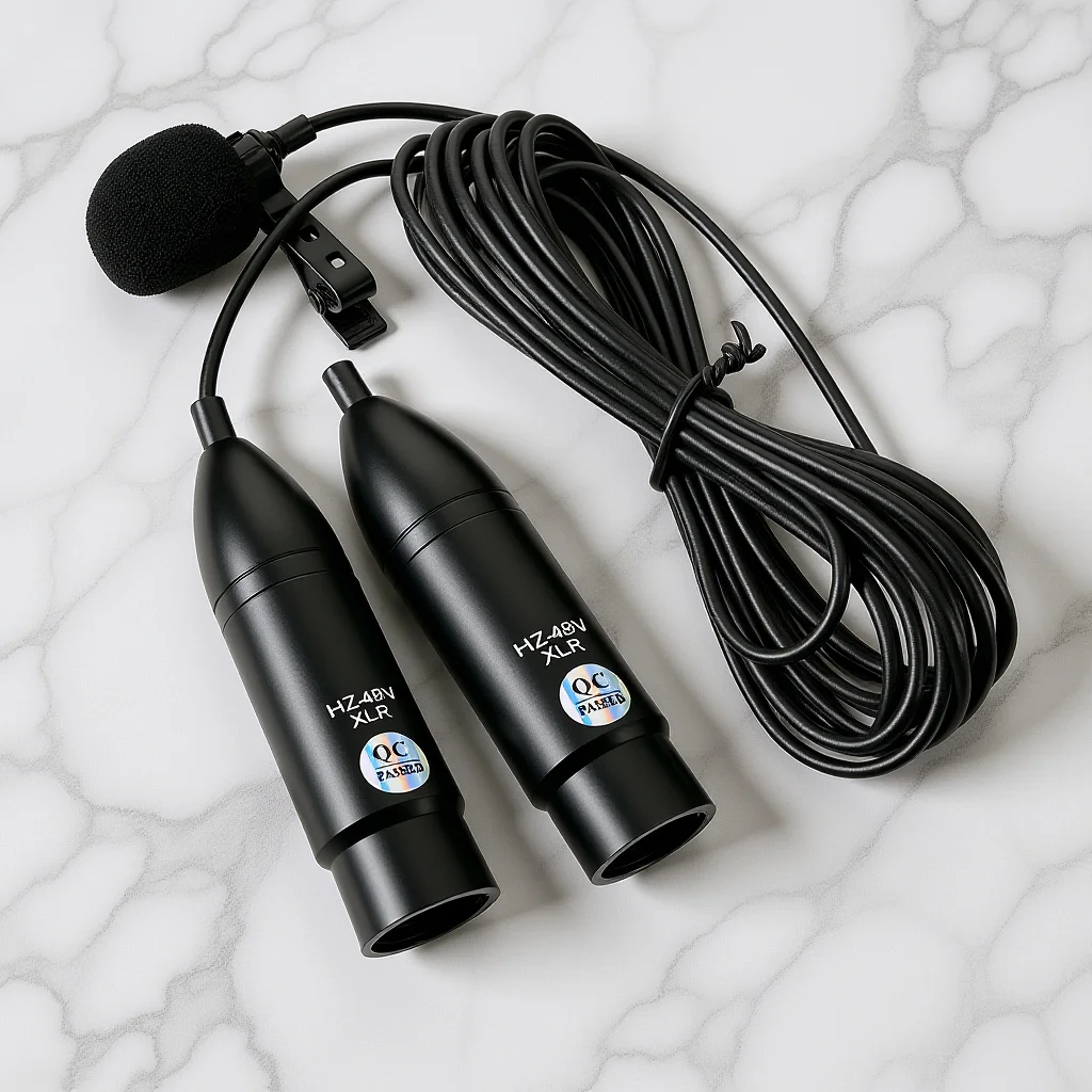 Lavalier Microphone 48V Xlr Three-Pin Interface Condenser Lapel Mic Portable for Recording Live Streaming Multi-Scene Use
Lavalier Microphone 48V Xlr Three-Pin Interface Condenser Lapel Mic Portable for Recording Live Streaming Multi-Scene Use