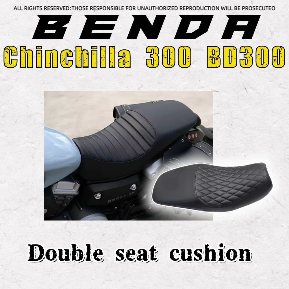 FOR BENDA Chinchilla 300 BD300 double seat cushion widened and comfortable Qianjiang Benda modified lengthened and thickened
FOR BENDA Chinchilla 300 BD300 double seat cushion widened and comfortable Qianjiang Benda modified lengthened and thickened