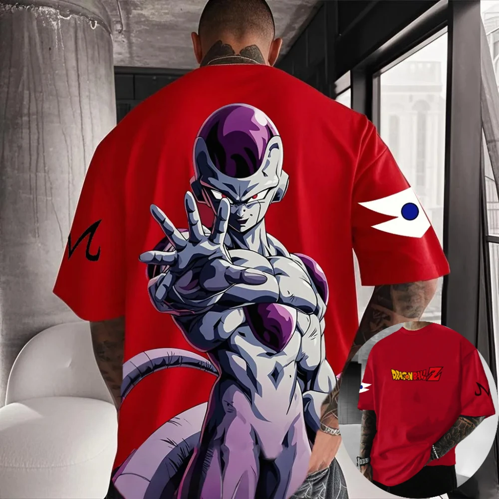 Мужская и женская футболка Dragon Ball Frieza, повседневная высококачественная футболка в стиле аниме, лето-весна, одежда для родителей и детей с короткими рукавами для мальчиков
Мужская и женская футболка Dragon Ball Frieza, повседневная высококачественная футболка в стиле аниме, лето-весна, одежда для родителей и детей с короткими рукавами для мальчиков