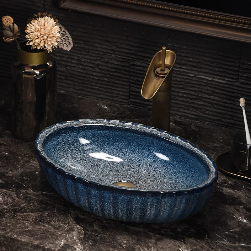 Rectangular Blue and white Jingdezhen ceramic sink wash basin Ceramic Counter Top Wash Basin Bathroom Sinks handmade sink
Rectangular Blue and white Jingdezhen ceramic sink wash basin Ceramic Counter Top Wash Basin Bathroom Sinks handmade sink
