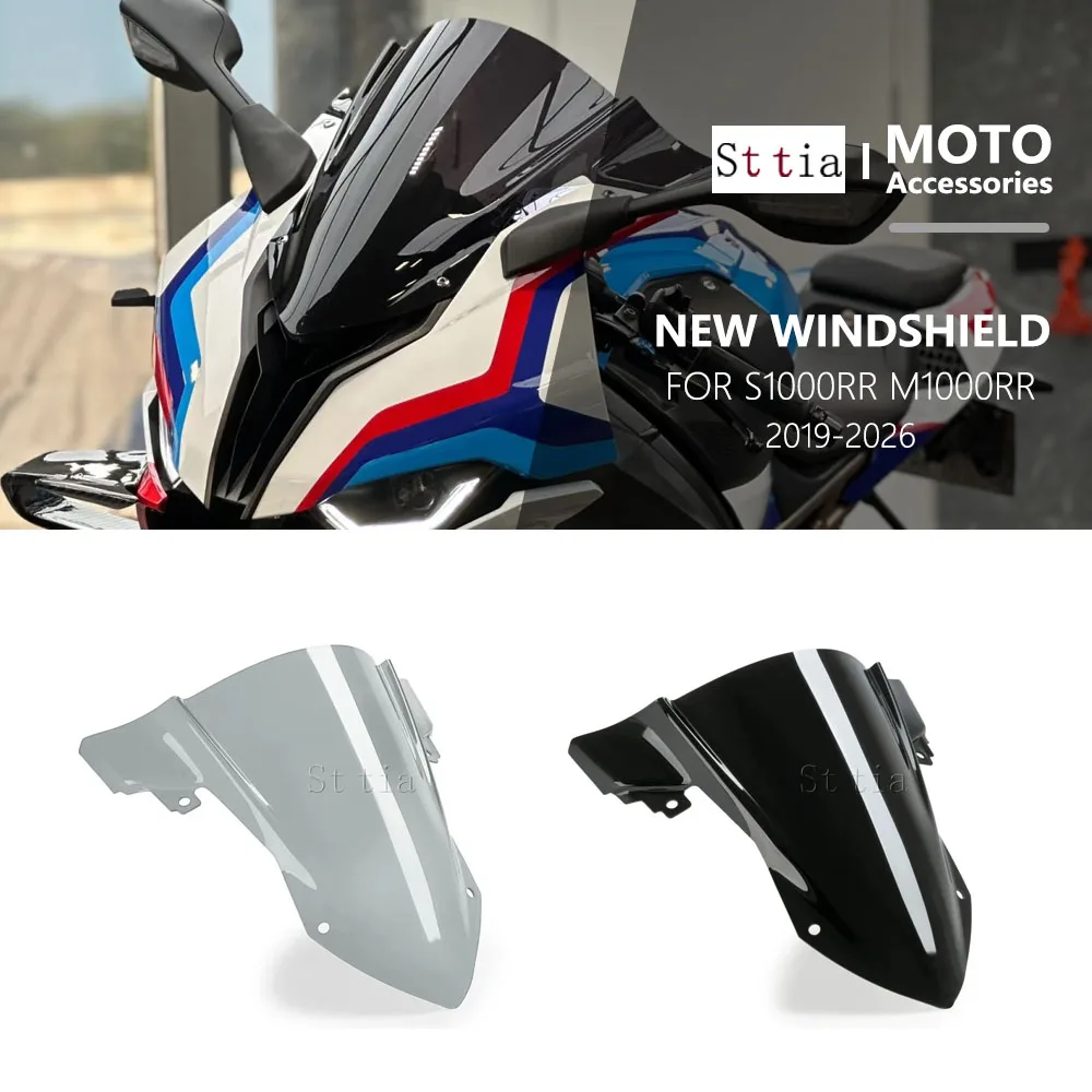 New S1000RR M1000RR Motorcycle Accessories Front High Windscreen Windshield Wind Deflector Fit For S 1000RR S1000 RR 2019-2026
New S1000RR M1000RR Motorcycle Accessories Front High Windscreen Windshield Wind Deflector Fit For S 1000RR S1000 RR 2019-2026
