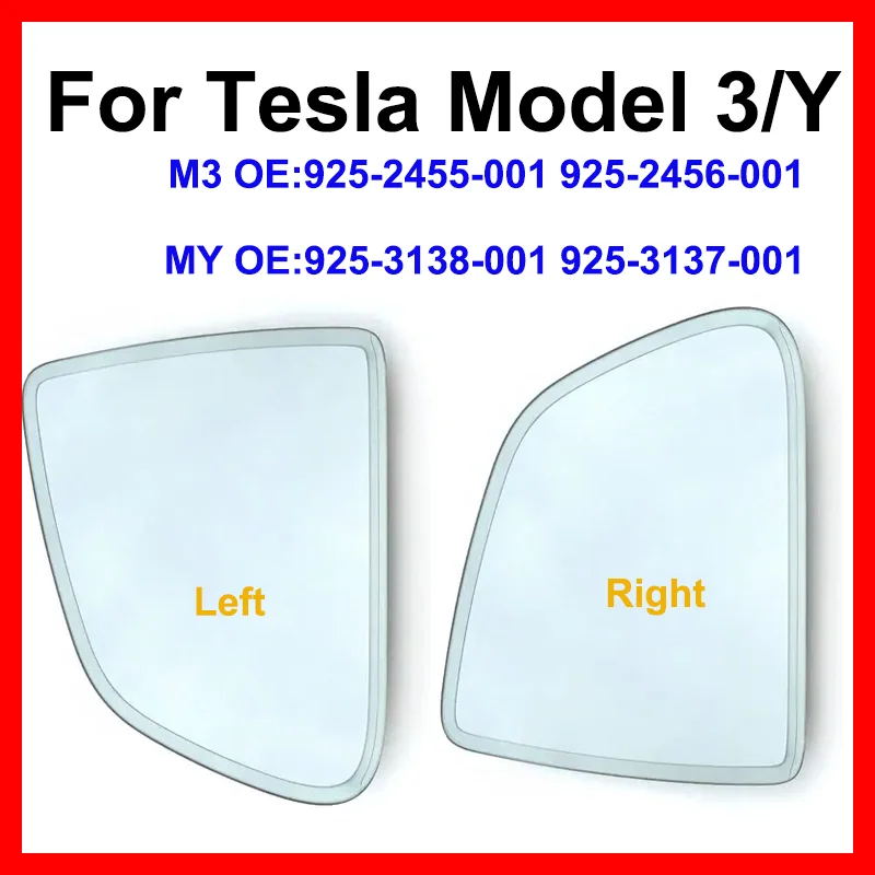For Tesla Model Y 2020-2023 And Model 3 2017-2023 Car Rearview Mirror Wide Angle Glass Automatic Anti-glare Heated Auto Parts
For Tesla Model Y 2020-2023 And Model 3 2017-2023 Car Rearview Mirror Wide Angle Glass Automatic Anti-glare Heated Auto Parts