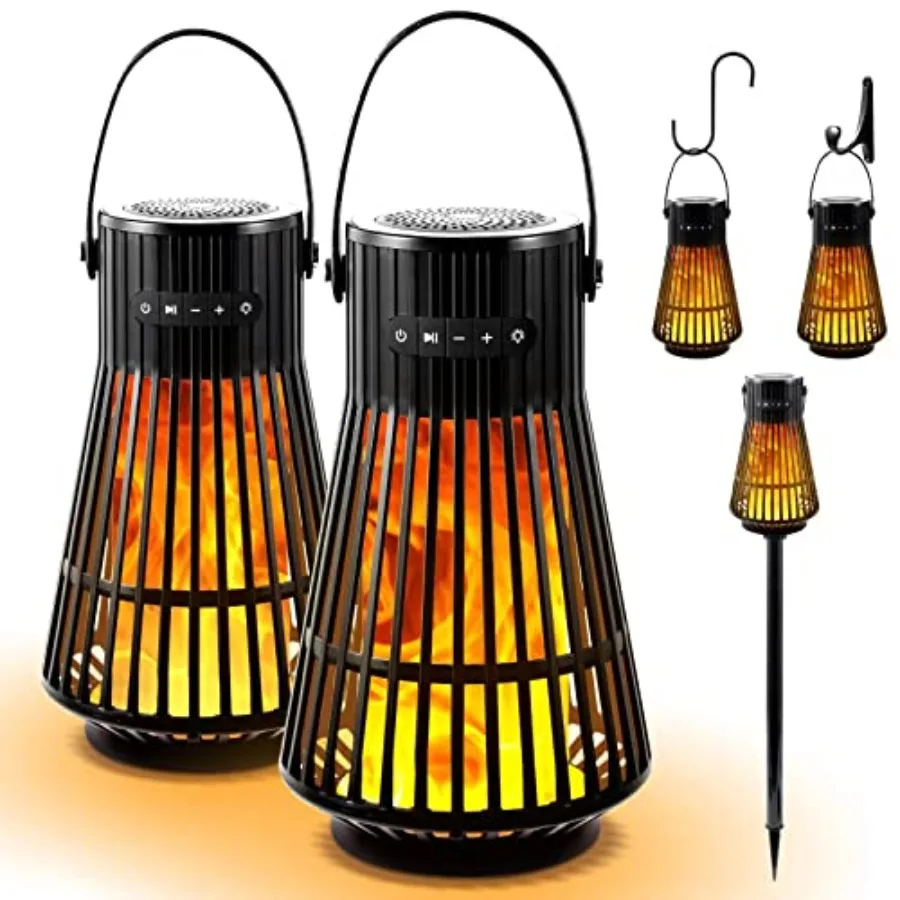 Outdoor Bluetooth Flame Speaker, LED Flickering Flame Effect Speaker with Torch Light, Portable Waterproof Wireless Speaker wit
Outdoor Bluetooth Flame Speaker, LED Flickering Flame Effect Speaker with Torch Light, Portable Waterproof Wireless Speaker wit