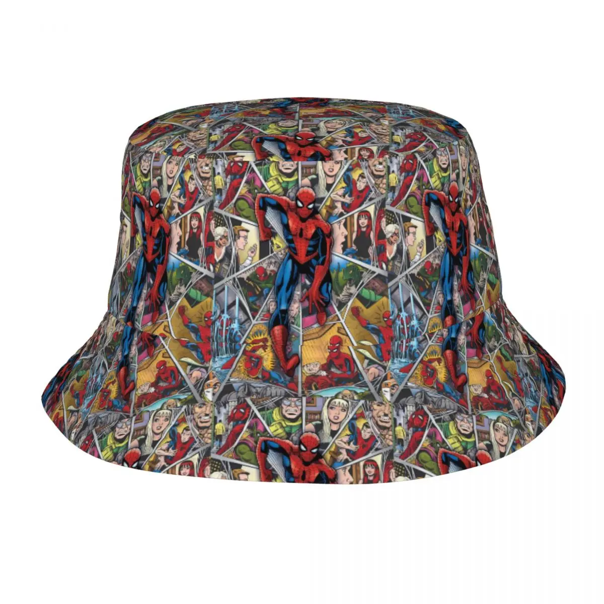 Spider Man Comic Bucket Hat Street Style Fisherman Caps For Men Women Casual Travel Sunscreen Hats Personality Graphic Cap
Spider Man Comic Bucket Hat Street Style Fisherman Caps For Men Women Casual Travel Sunscreen Hats Personality Graphic Cap