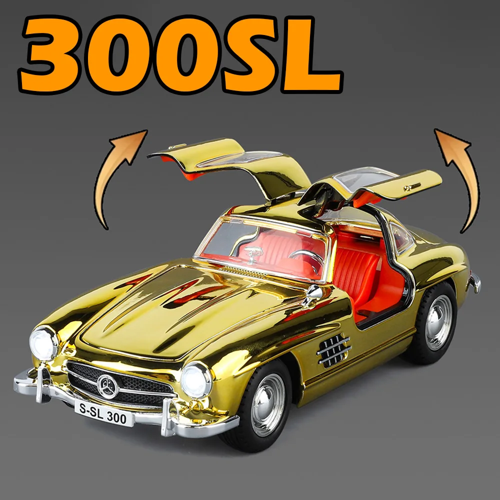 1:24 300SL MC20 Alloy Diecast Model Toys Cars Front Wheel Steering Shock Absorption Sound Light Pull Back Toy Collectibles Gifts
1:24 300SL MC20 Alloy Diecast Model Toys Cars Front Wheel Steering Shock Absorption Sound Light Pull Back Toy Collectibles Gifts